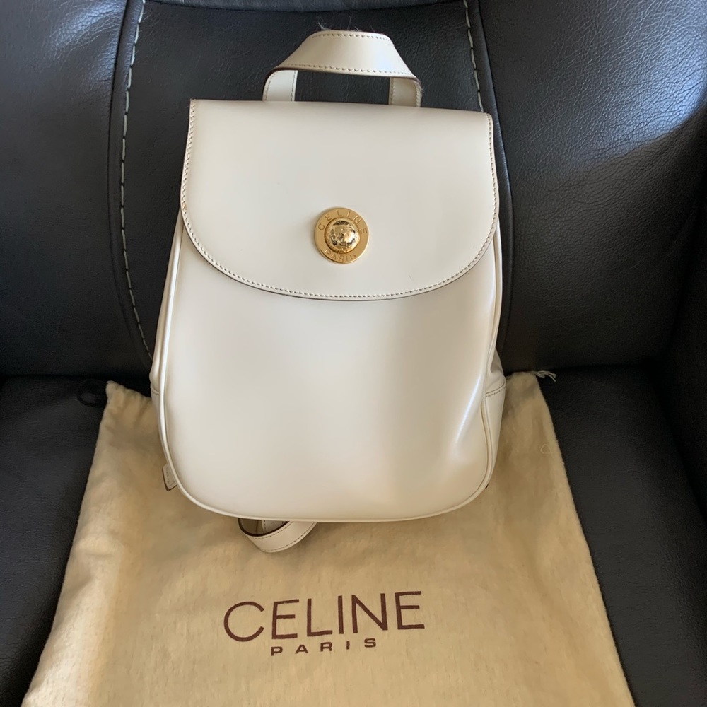 Authentic vintage celine small backpack